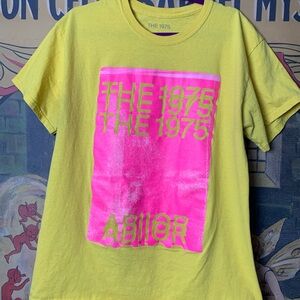 The 1975 Band Abiior Album Promo Tour Grunge Band T-Shirt Official Merch